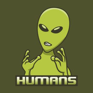 Teestruct - Alien Humans T-Shirt